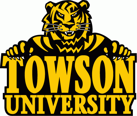 Towson Tigers 1983-2003 Primary Logo iron on paper